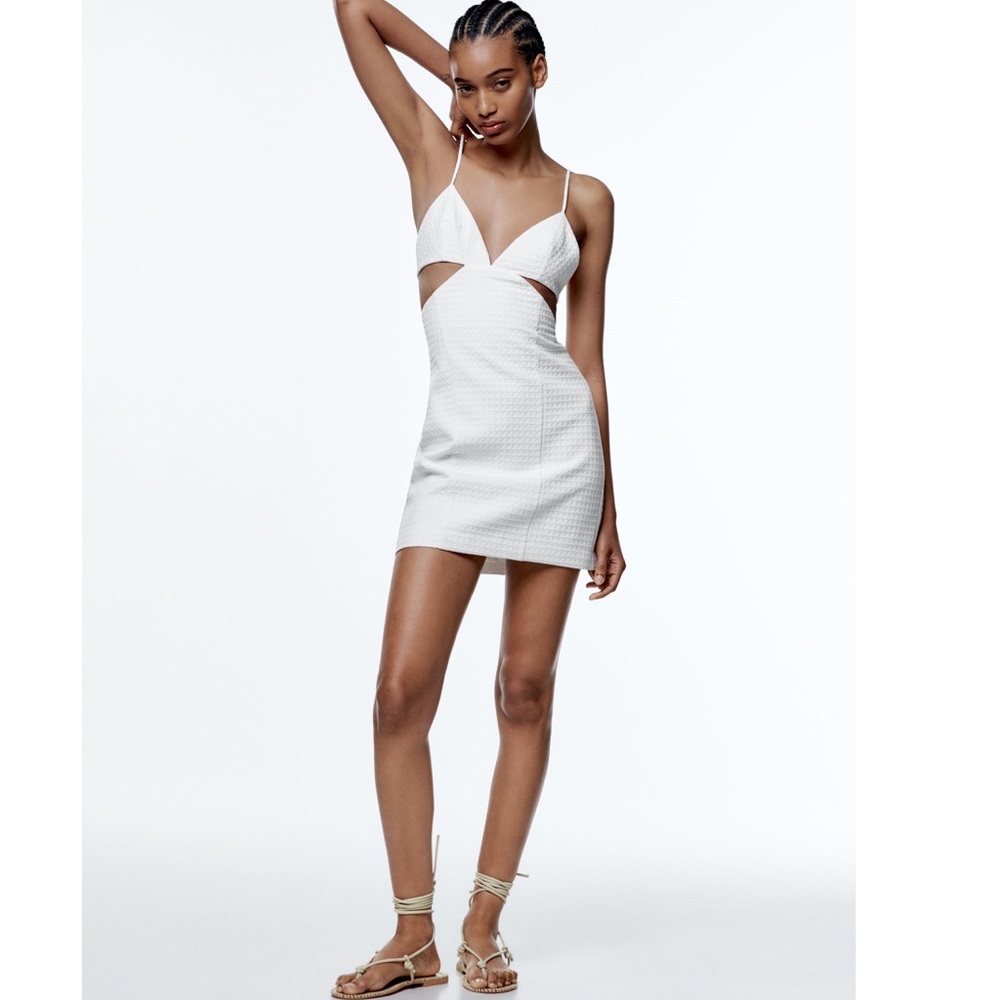 Zara cut out mini dress, Sz XXL